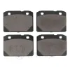 Bremsbelagsatz, Scheibenbremse Vorderachse OPTIMAL BP-09151 Bild Bremsbelagsatz, Scheibenbremse Vorderachse OPTIMAL BP-09151