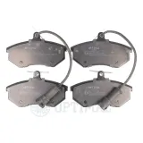 Bremsbelagsatz, Scheibenbremse Vorderachse OPTIMAL BP-09338