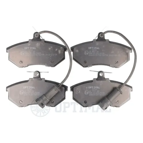 Bremsbelagsatz, Scheibenbremse Vorderachse OPTIMAL BP-09338 Bild Bremsbelagsatz, Scheibenbremse Vorderachse OPTIMAL BP-09338