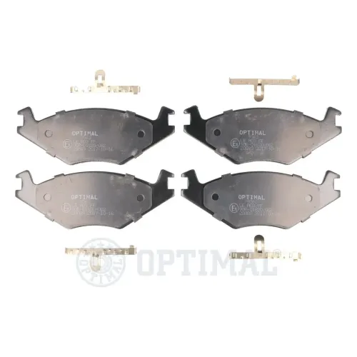 Bremsbelagsatz, Scheibenbremse Vorderachse OPTIMAL BP-09363 Bild Bremsbelagsatz, Scheibenbremse Vorderachse OPTIMAL BP-09363