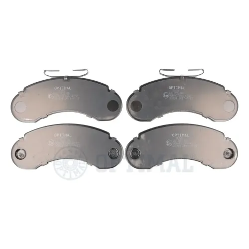 Bremsbelagsatz, Scheibenbremse Vorderachse OPTIMAL BP-09399 Bild Bremsbelagsatz, Scheibenbremse Vorderachse OPTIMAL BP-09399