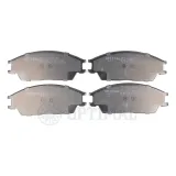 Bremsbelagsatz, Scheibenbremse Vorderachse OPTIMAL BP-09451