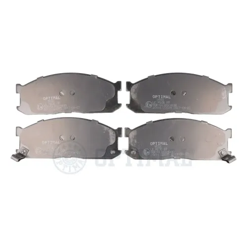 Bremsbelagsatz, Scheibenbremse Vorderachse OPTIMAL BP-09518 Bild Bremsbelagsatz, Scheibenbremse Vorderachse OPTIMAL BP-09518