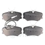 Bremsbelagsatz, Scheibenbremse Vorderachse OPTIMAL BP-09539