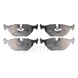 Bremsbelagsatz, Scheibenbremse Hinterachse OPTIMAL BP-09544