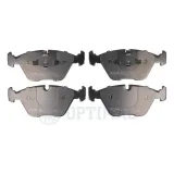 Bremsbelagsatz, Scheibenbremse Vorderachse OPTIMAL BP-09551