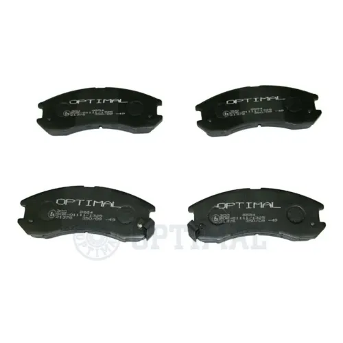 Bremsbelagsatz, Scheibenbremse Vorderachse OPTIMAL BP-09554 Bild Bremsbelagsatz, Scheibenbremse Vorderachse OPTIMAL BP-09554