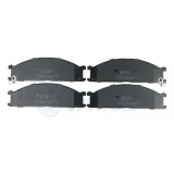 Bremsbelagsatz, Scheibenbremse Vorderachse OPTIMAL BP-09578