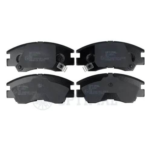 Bremsbelagsatz, Scheibenbremse Vorderachse OPTIMAL BP-09581 Bild Bremsbelagsatz, Scheibenbremse Vorderachse OPTIMAL BP-09581