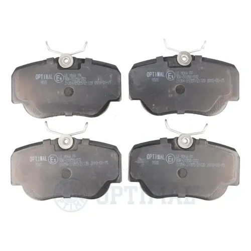 Bremsbelagsatz, Scheibenbremse Vorderachse OPTIMAL BP-09585 Bild Bremsbelagsatz, Scheibenbremse Vorderachse OPTIMAL BP-09585