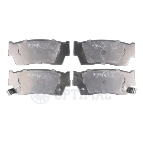 Bremsbelagsatz, Scheibenbremse Vorderachse OPTIMAL BP-09592 Bild Bremsbelagsatz, Scheibenbremse Vorderachse OPTIMAL BP-09592