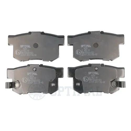 Bremsbelagsatz, Scheibenbremse Hinterachse OPTIMAL BP-09654 Bild Bremsbelagsatz, Scheibenbremse Hinterachse OPTIMAL BP-09654