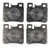 Bremsbelagsatz, Scheibenbremse Hinterachse OPTIMAL BP-09657