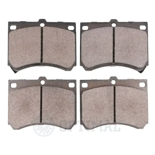 Bremsbelagsatz, Scheibenbremse Vorderachse OPTIMAL BP-09669 Bild Bremsbelagsatz, Scheibenbremse Vorderachse OPTIMAL BP-09669