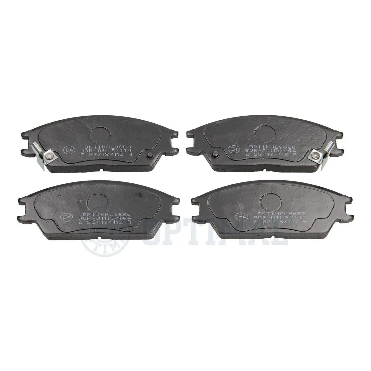 Bremsbelagsatz, Scheibenbremse Vorderachse OPTIMAL BP-09680