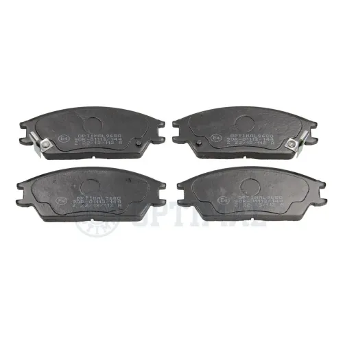 Bremsbelagsatz, Scheibenbremse Vorderachse OPTIMAL BP-09680 Bild Bremsbelagsatz, Scheibenbremse Vorderachse OPTIMAL BP-09680