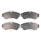 Bremsbelagsatz, Scheibenbremse Vorderachse OPTIMAL BP-09689