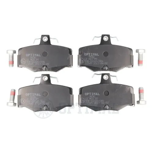 Bremsbelagsatz, Scheibenbremse Hinterachse OPTIMAL BP-09690 Bild Bremsbelagsatz, Scheibenbremse Hinterachse OPTIMAL BP-09690
