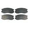 Bremsbelagsatz, Scheibenbremse Vorderachse OPTIMAL BP-09714 Bild Bremsbelagsatz, Scheibenbremse Vorderachse OPTIMAL BP-09714
