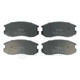 Bremsbelagsatz, Scheibenbremse Vorderachse OPTIMAL BP-09714