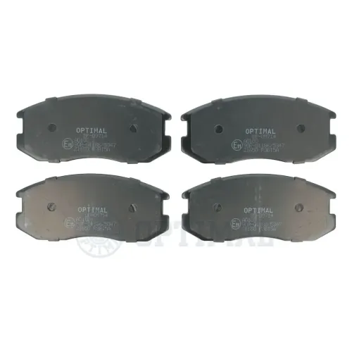 Bremsbelagsatz, Scheibenbremse Vorderachse OPTIMAL BP-09714 Bild Bremsbelagsatz, Scheibenbremse Vorderachse OPTIMAL BP-09714