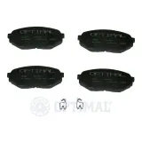 Bremsbelagsatz, Scheibenbremse Vorderachse OPTIMAL BP-09720