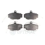 Bremsbelagsatz, Scheibenbremse Vorderachse OPTIMAL BP-09749