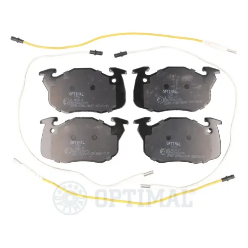 Bremsbelagsatz, Scheibenbremse Vorderachse OPTIMAL BP-09750 Bild Bremsbelagsatz, Scheibenbremse Vorderachse OPTIMAL BP-09750