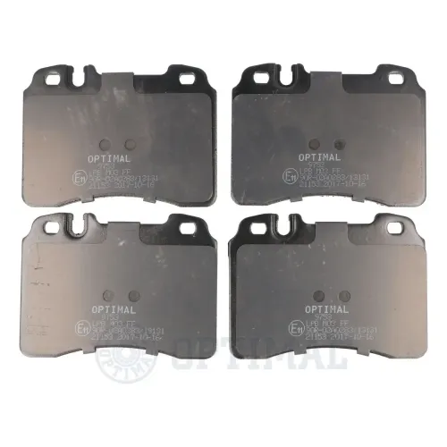 Bremsbelagsatz, Scheibenbremse Vorderachse OPTIMAL BP-09753 Bild Bremsbelagsatz, Scheibenbremse Vorderachse OPTIMAL BP-09753