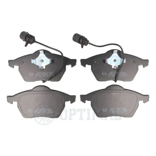 Bremsbelagsatz, Scheibenbremse Vorderachse OPTIMAL BP-09768 Bild Bremsbelagsatz, Scheibenbremse Vorderachse OPTIMAL BP-09768