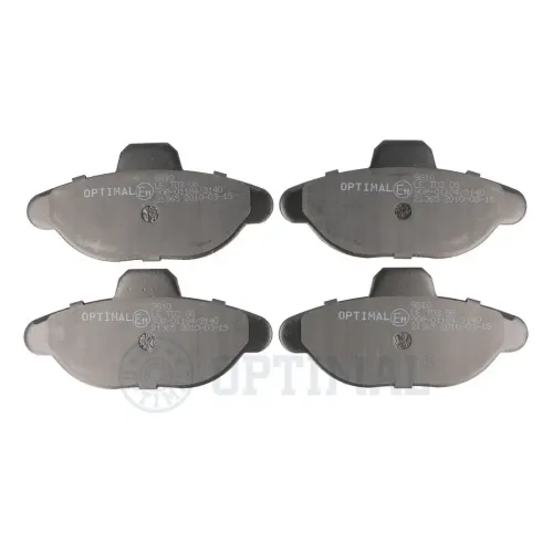 Bremsbelagsatz, Scheibenbremse Vorderachse OPTIMAL BP-09810 Bild Bremsbelagsatz, Scheibenbremse Vorderachse OPTIMAL BP-09810