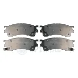 Bremsbelagsatz, Scheibenbremse Vorderachse OPTIMAL BP-09811