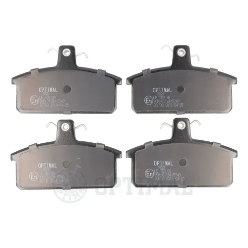 Bremsbelagsatz, Scheibenbremse Vorderachse OPTIMAL BP-09821 Bild Bremsbelagsatz, Scheibenbremse Vorderachse OPTIMAL BP-09821