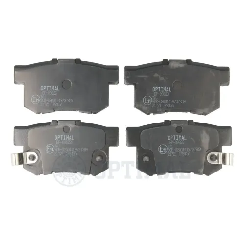 Bremsbelagsatz, Scheibenbremse Hinterachse OPTIMAL BP-09823 Bild Bremsbelagsatz, Scheibenbremse Hinterachse OPTIMAL BP-09823