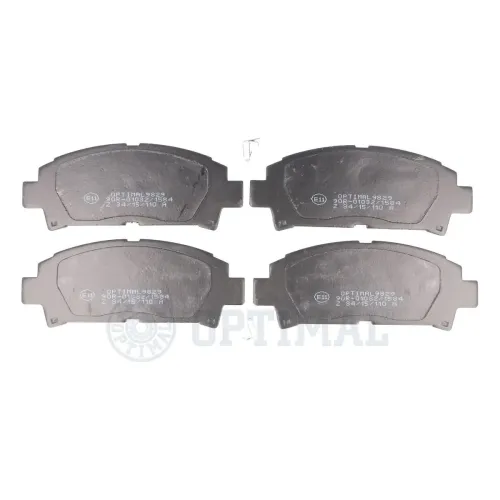Bremsbelagsatz, Scheibenbremse Vorderachse OPTIMAL BP-09829 Bild Bremsbelagsatz, Scheibenbremse Vorderachse OPTIMAL BP-09829