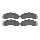 Bremsbelagsatz, Scheibenbremse Vorderachse OPTIMAL BP-09838