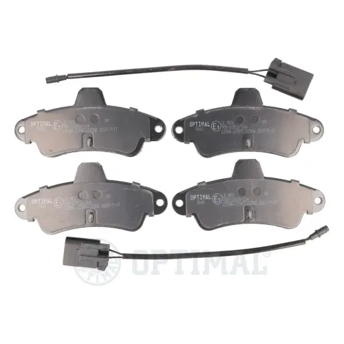 Bremsbelagsatz, Scheibenbremse Hinterachse OPTIMAL BP-09840 Bild Bremsbelagsatz, Scheibenbremse Hinterachse OPTIMAL BP-09840