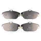 Bremsbelagsatz, Scheibenbremse Vorderachse OPTIMAL BP-09860