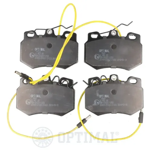 Bremsbelagsatz, Scheibenbremse Vorderachse OPTIMAL BP-09868 Bild Bremsbelagsatz, Scheibenbremse Vorderachse OPTIMAL BP-09868