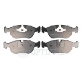 Bremsbelagsatz, Scheibenbremse Vorderachse OPTIMAL BP-09877