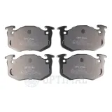 Bremsbelagsatz, Scheibenbremse Vorderachse OPTIMAL BP-09896