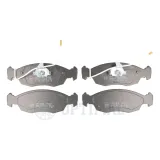 Bremsbelagsatz, Scheibenbremse Vorderachse OPTIMAL BP-09900