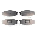 Bremsbelagsatz, Scheibenbremse Vorderachse OPTIMAL BP-09917