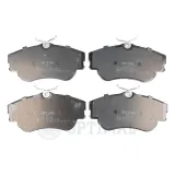 Bremsbelagsatz, Scheibenbremse Vorderachse OPTIMAL BP-09929