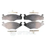 Bremsbelagsatz, Scheibenbremse Vorderachse OPTIMAL BP-09968