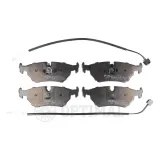 Bremsbelagsatz, Scheibenbremse Hinterachse OPTIMAL BP-10044