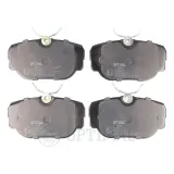 Bremsbelagsatz, Scheibenbremse Hinterachse OPTIMAL BP-10048