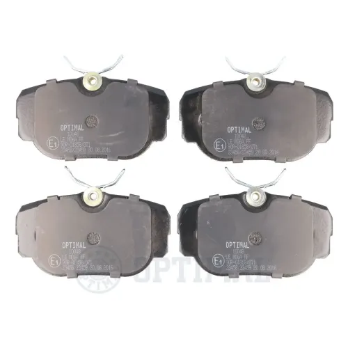 Bremsbelagsatz, Scheibenbremse Hinterachse OPTIMAL BP-10048 Bild Bremsbelagsatz, Scheibenbremse Hinterachse OPTIMAL BP-10048