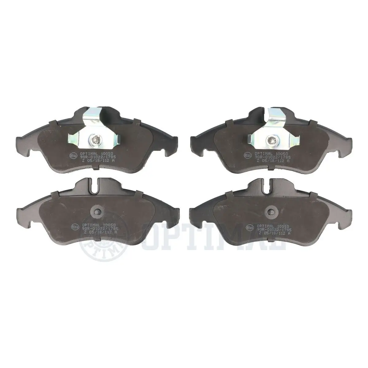 Bremsbelagsatz, Scheibenbremse Vorderachse OPTIMAL BP-10050