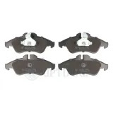 Bremsbelagsatz, Scheibenbremse Vorderachse OPTIMAL BP-10050